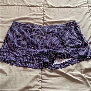 American Rag size XL navy polka dot shorts